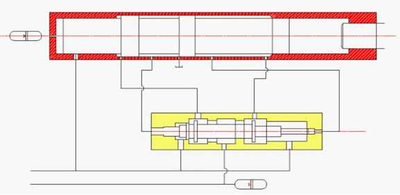 HYD-200型液壓鑿巖機沖擊機構(gòu)的工作原理